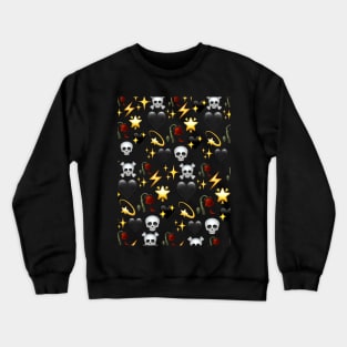 Edgy Collage Crewneck Sweatshirt